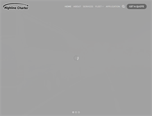 Tablet Screenshot of highlinecharter.com